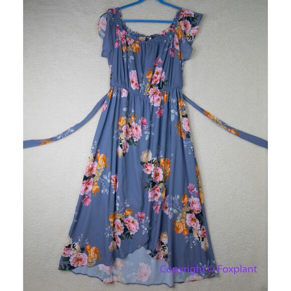 New! City Chic *flawed* Florence Dress grey plus size 14 - Picture 2 of 16